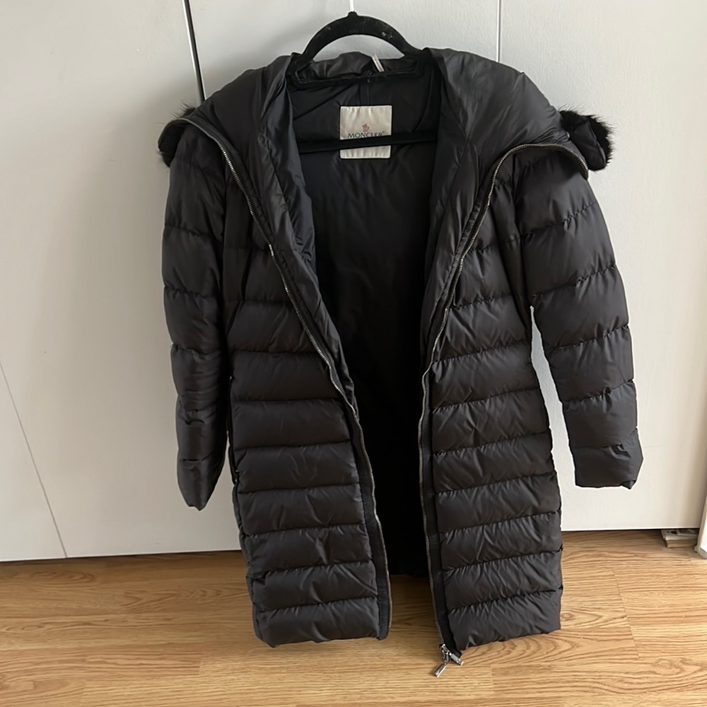 Black moncler jacket